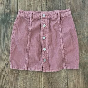 Billabong Corduroy Skirt Pink size 27